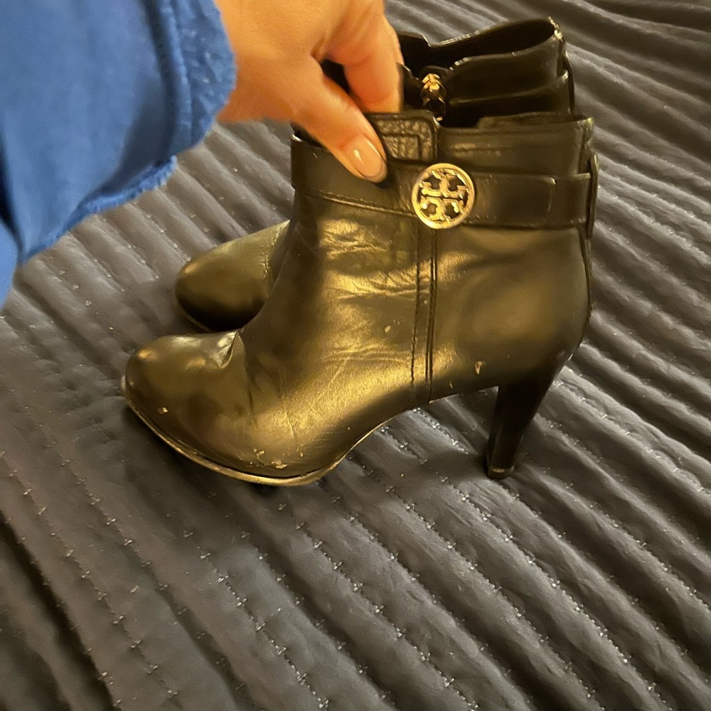 Tory Burch leather booties